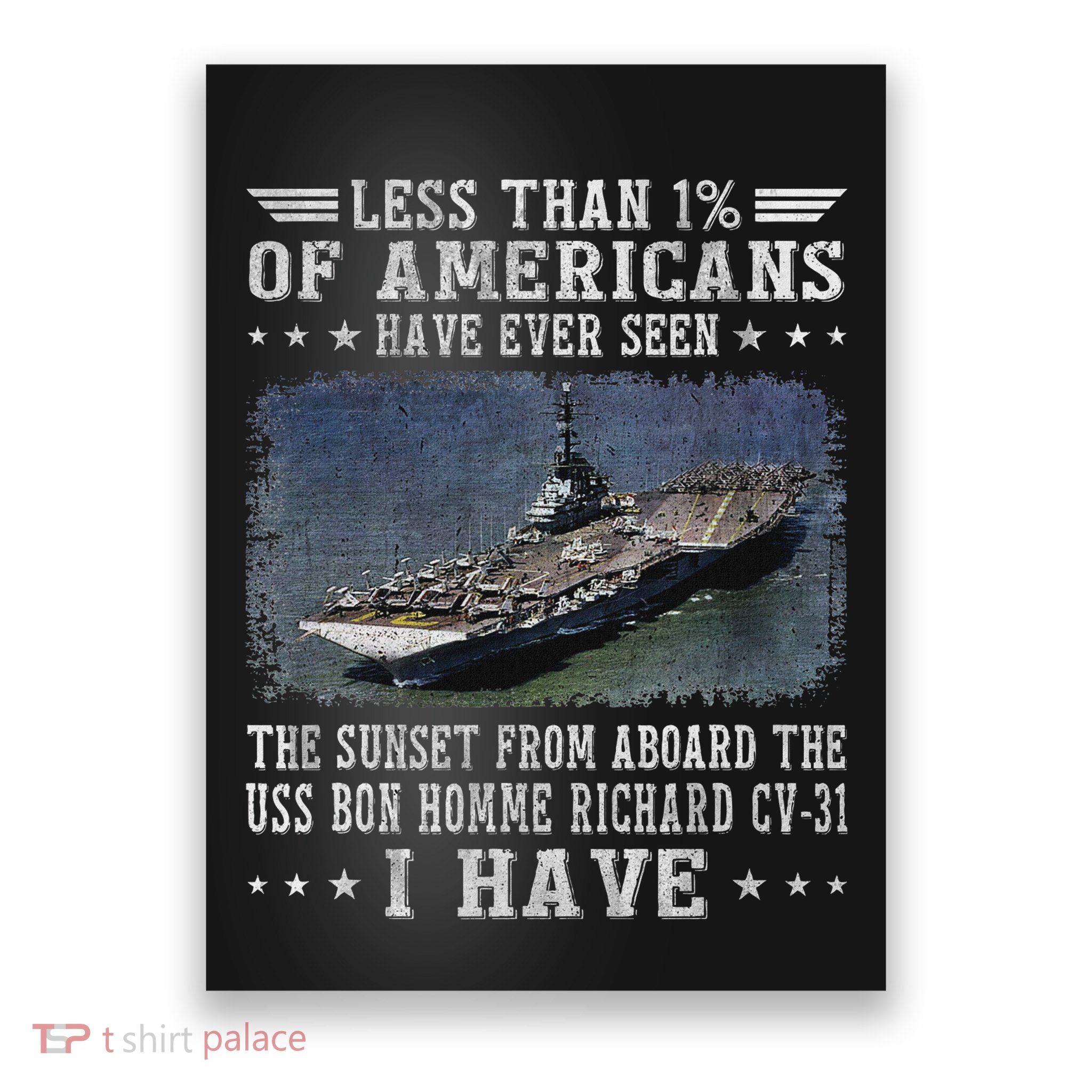 Uss Bon Homme Richard Cv 31 Aircraft Carrier Sailor Veteran Poster