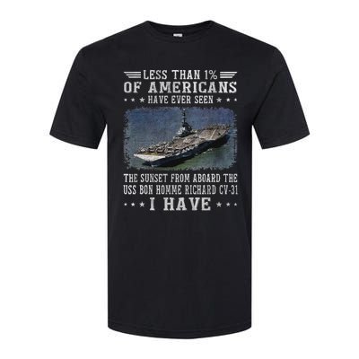 Uss Bon Homme Richard Cv 31 Aircraft Carrier Sailor Veteran Softstyle CVC T-Shirt