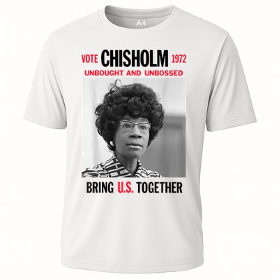 USA Black History Poster UNBOUGHT UNBOSSED Shirley Chisholm Performance Shirt