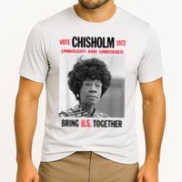 USA Black History Poster UNBOUGHT UNBOSSED Shirley Chisholm Cooling Performance Crew T-Shirt