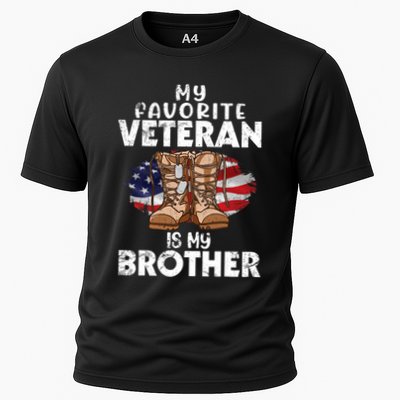 Us Boot Happy Veteran Day My Favorite Veteran Is My Brother Performance Shirt