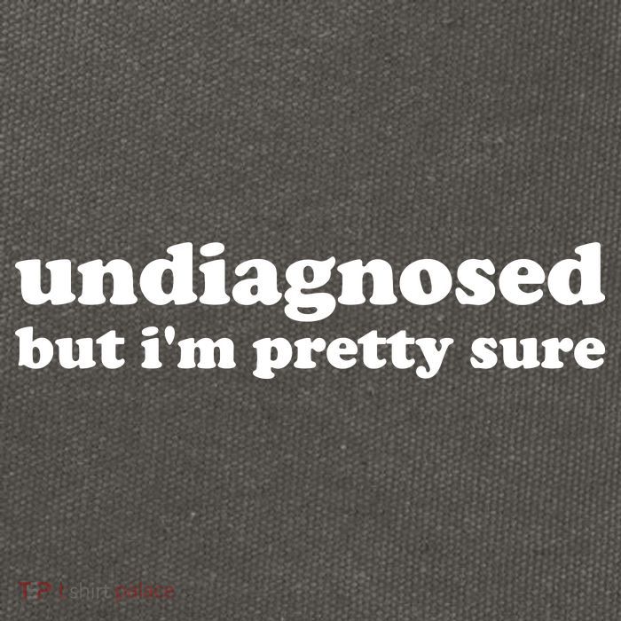 Undiagnosed But IM Pretty Sure Funny Corduroy Funny Sayings Mental Health Cotton Canvas Backpack