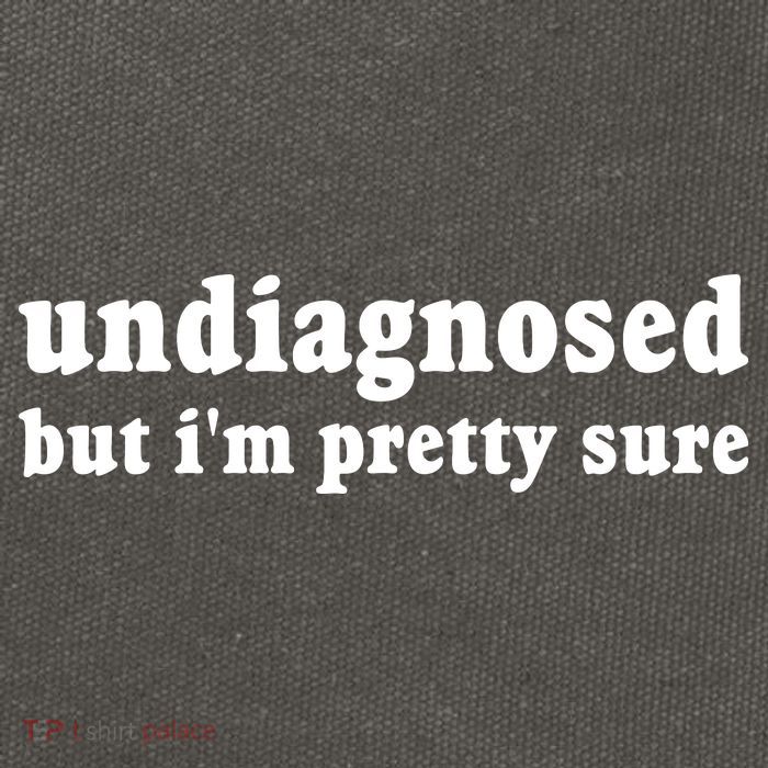 Undiagnosed But Im Pretty Sure Funny Corduroy Funny Sayings Mental Health Cotton Canvas Backpack