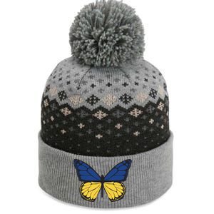 Ukraine Butterfly Illustration The Baniff Cuffed Pom Beanie