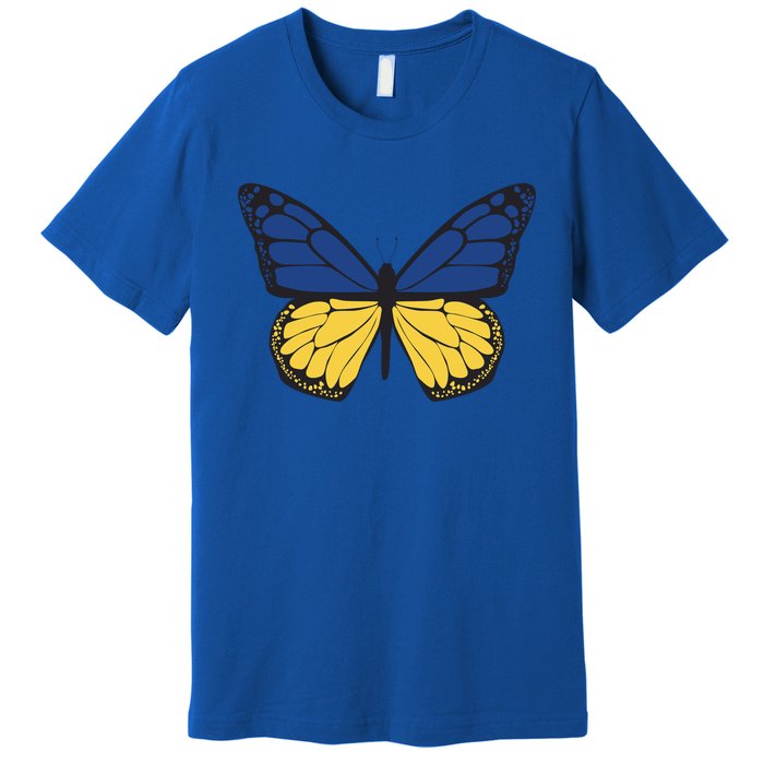 Ukraine Butterfly Illustration Premium T-Shirt