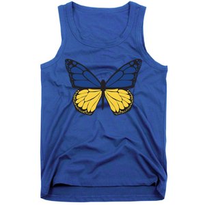 Ukraine Butterfly Illustration Tank Top