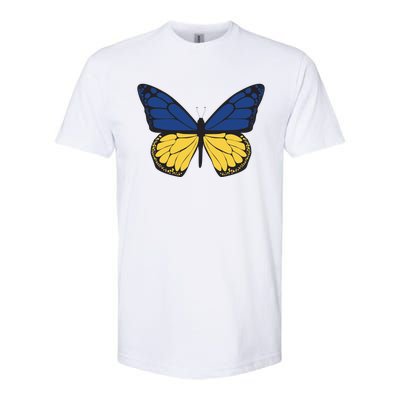 Ukraine Butterfly Illustration Softstyle® CVC T-Shirt