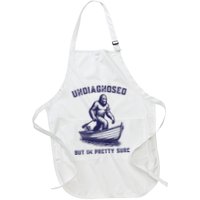 Undiagnosed But Im Pretty Sure Bigfoot Sasquatch Full-Length Apron With Pockets