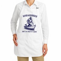 Undiagnosed But Im Pretty Sure Bigfoot Sasquatch Full-Length Apron With Pockets