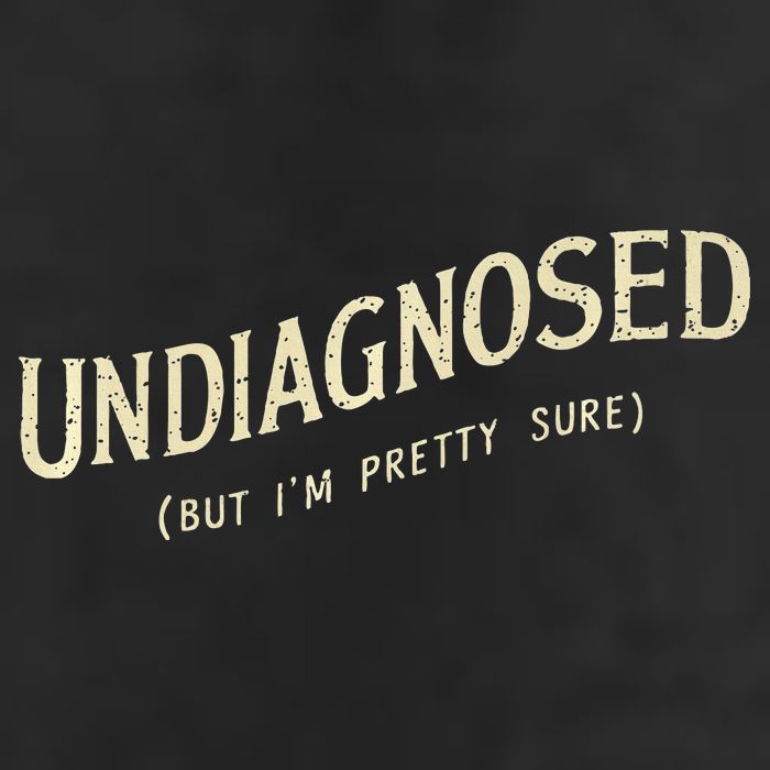 Undiagnosed But IM Pretty Sure 7 Panel Mesh Trucker Snapback Hat