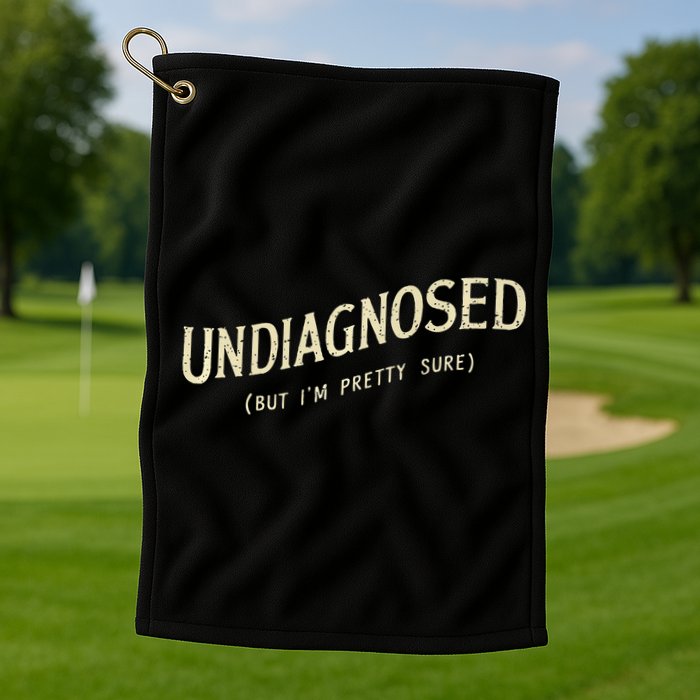 Undiagnosed But IM Pretty Sure Golf Towel
