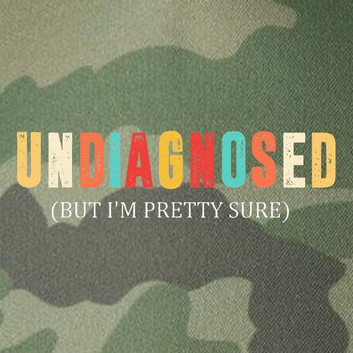 Undiagnosed But IM Pretty Sure Funny Announcement Legacy Tie Dye Trucker Hat