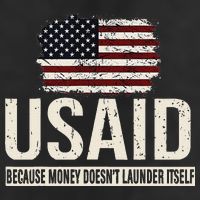 Usaid Because Money Doesn’T Launder Itself Us Americans 7 Panel Mesh Trucker Snapback Hat