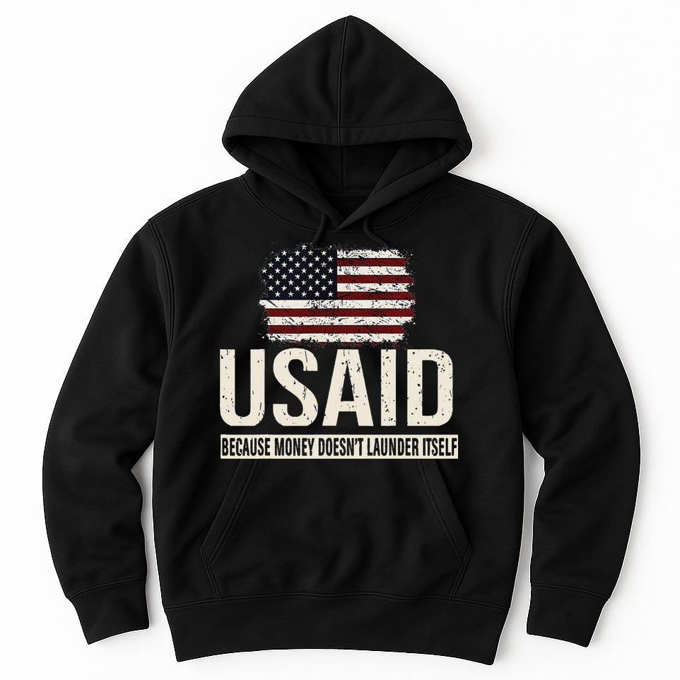 Usaid Because Money Doesn’T Launder Itself Us Americans Hoodie