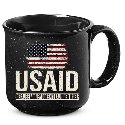 Usaid Because Money Doesn’T Launder Itself Us Americans 15oz Campfire Ceramic Mug