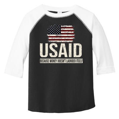 Usaid Because Money Doesn’T Launder Itself Us Americans Toddler Fine Jersey T-Shirt