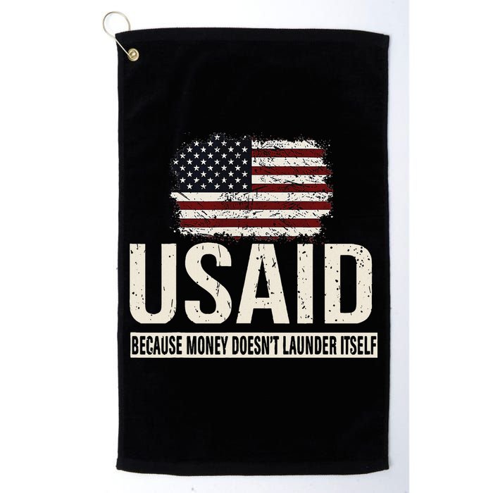 Usaid Because Money Doesn’T Launder Itself Us Americans Golf Towel