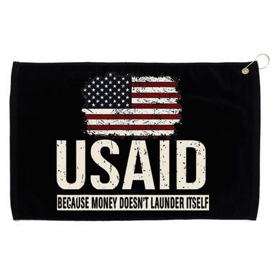 Usaid Because Money Doesn’T Launder Itself Us Americans Grommeted Golf Towel