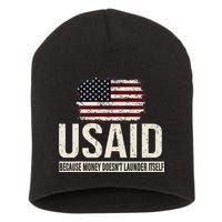 Usaid Because Money Doesn’T Launder Itself Us Americans Short Acrylic Beanie