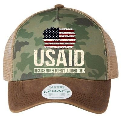 Usaid Because Money Doesn’T Launder Itself Us Americans Legacy Tie Dye Trucker Hat