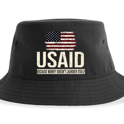 Usaid Because Money Doesn’T Launder Itself Us Americans Sustainable Bucket Hat
