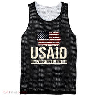 Usaid Because Money Doesn’T Launder Itself Us Americans Mesh Reversible Basketball Jersey Tank