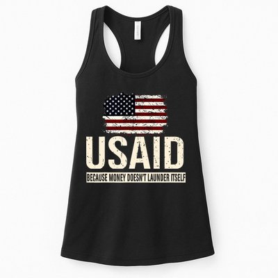 Usaid Because Money Doesn’T Launder Itself Us Americans Womens Tank Top