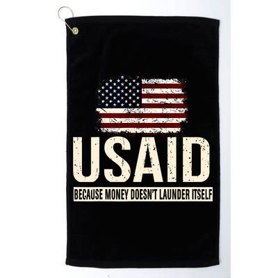 Usaid Because Money Doesn’T Launder Itself Us Americans Golf Towel