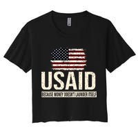 Usaid Because Money Doesn’T Launder Itself Us Americans Crop Top