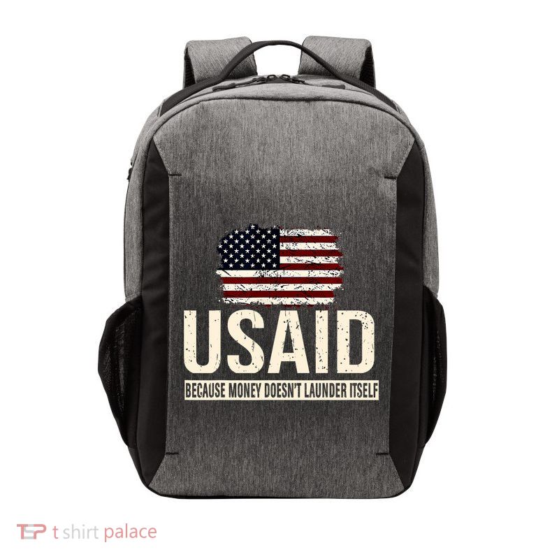 Usaid Because Money Doesn’T Launder Itself Us Americans Vector Backpack