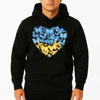 Ukrainian Butterfly Mashup Ukraine Flag Hoodie