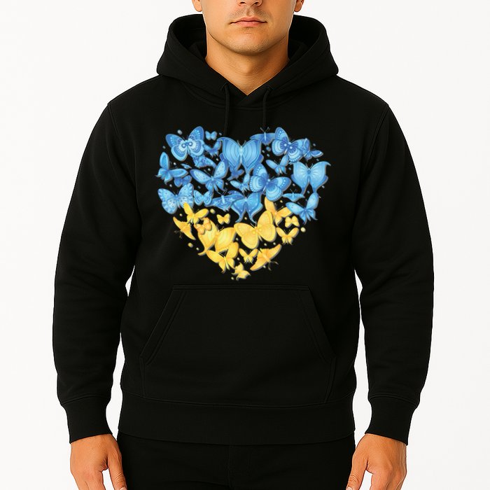 Ukrainian Butterfly Mashup Ukraine Flag Hoodie