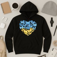 Ukrainian Butterfly Mashup Ukraine Flag Hoodie