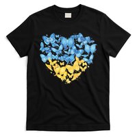 Ukrainian Butterfly Mashup Ukraine Flag T-Shirt