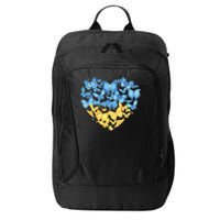 Ukrainian Butterfly Mashup Ukraine Flag City Backpack