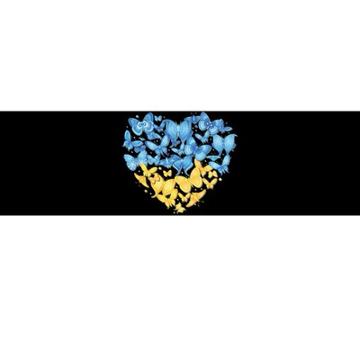 Ukrainian Butterfly Mashup Ukraine Flag Bumper Sticker