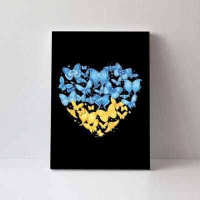 Ukrainian Butterfly Mashup Ukraine Flag Canvas