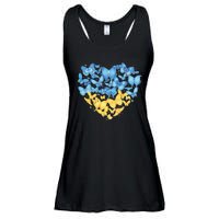 Ukrainian Butterfly Mashup Ukraine Flag Ladies Essential Flowy Tank