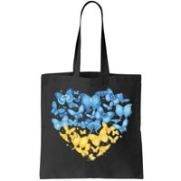 Ukrainian Butterfly Mashup Ukraine Flag Tote Bag