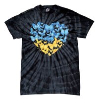 Ukrainian Butterfly Mashup Ukraine Flag Tie-Dye T-Shirt