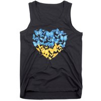 Ukrainian Butterfly Mashup Ukraine Flag Tank Top