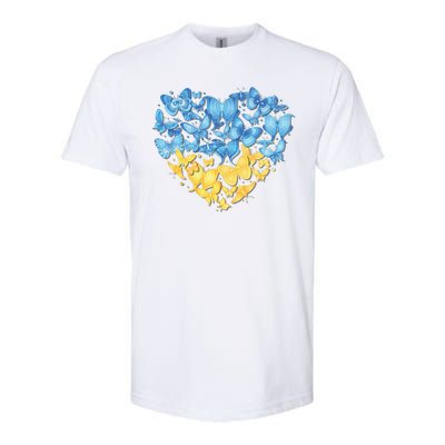 Ukrainian Butterfly Mashup Ukraine Flag Softstyle® CVC T-Shirt