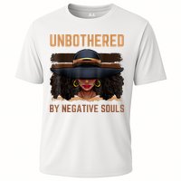 Unbothered By Negative Souls Juneteenth Black Women Freedom Cooling Performance Crew T-Shirt
