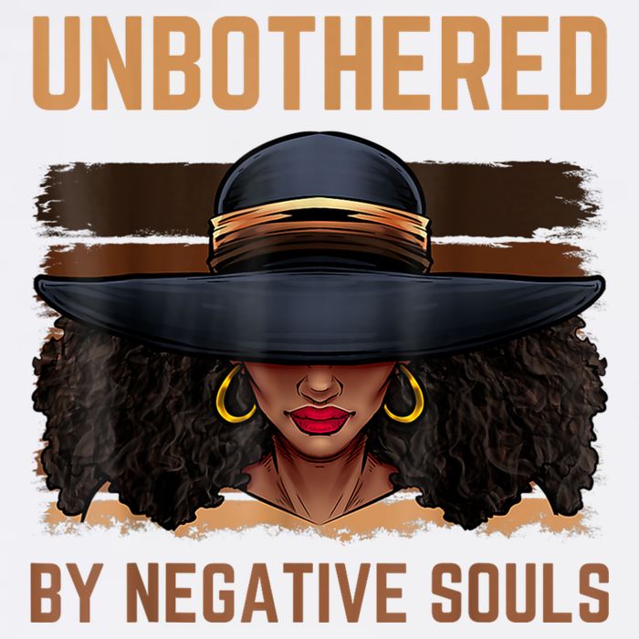 Unbothered By Negative Souls Juneteenth Black Women Freedom Cooling Performance Crew T-Shirt