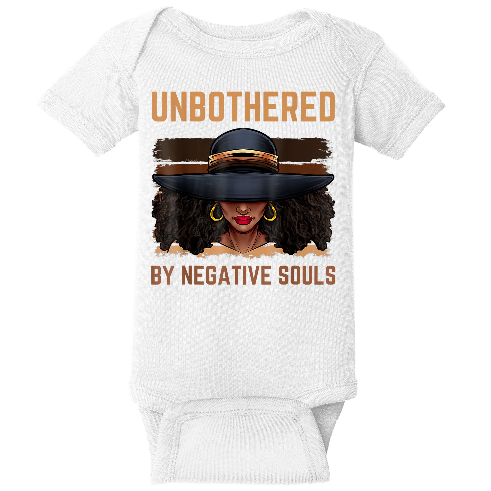 Unbothered By Negative Souls Juneteenth Black Women Freedom Baby Bodysuit