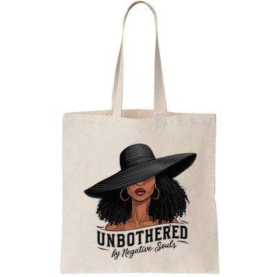 Unbothered By Negative Souls Sassy Black Girl Queen Ladies Bag