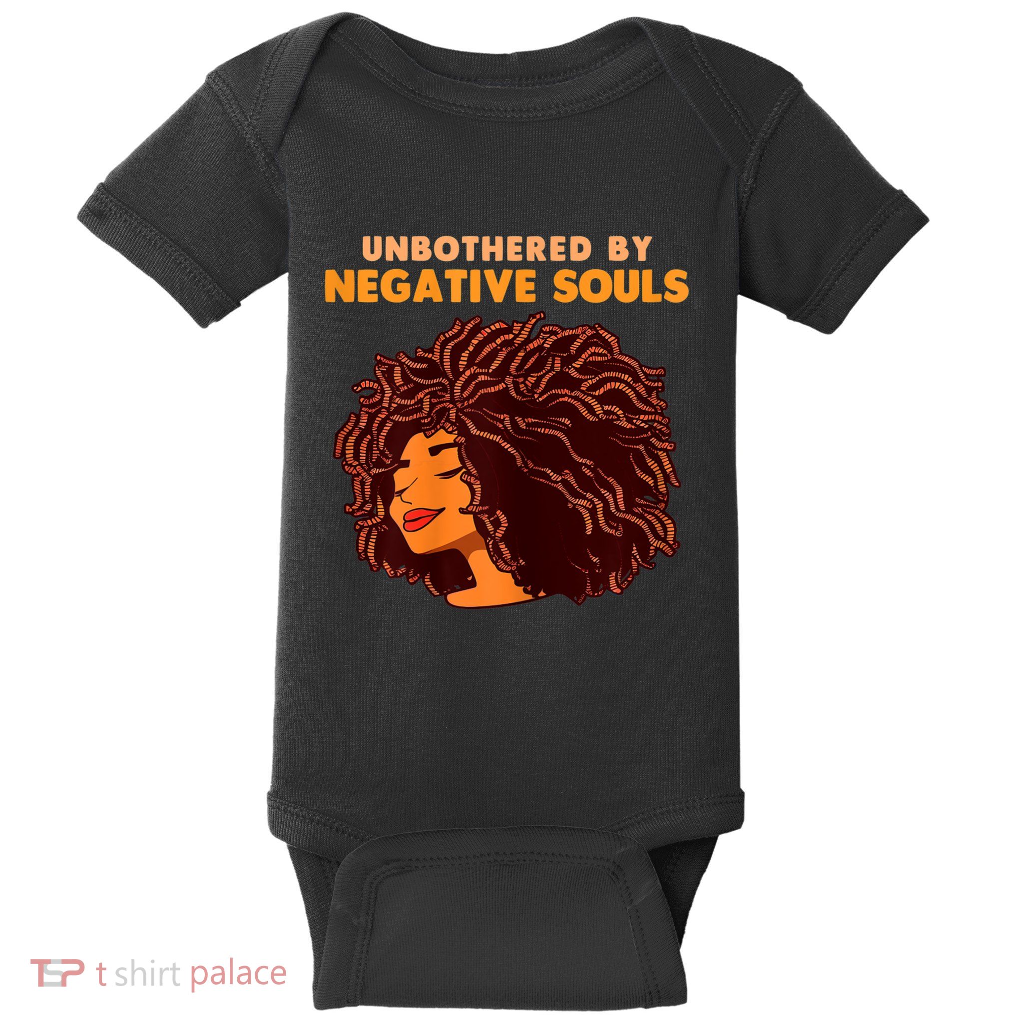 Unbothered By Negative Souls Black History Month African Baby Bodysuit