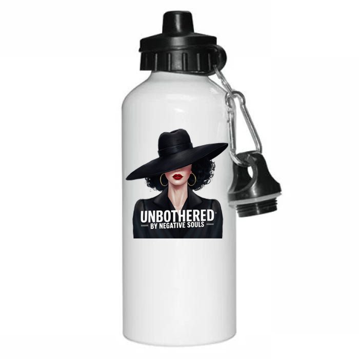 Unbothered By Negative Souls Light Skinned Sista Aluminum Water Bottle