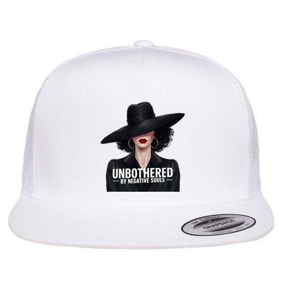 Unbothered By Negative Souls Light Skinned Sista Flat Bill Trucker Hat