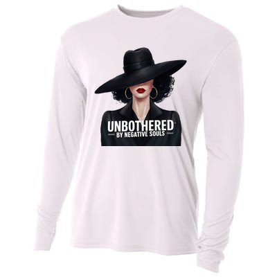 Unbothered By Negative Souls Light Skinned Sista Cooling Performance Long Sleeve Crew